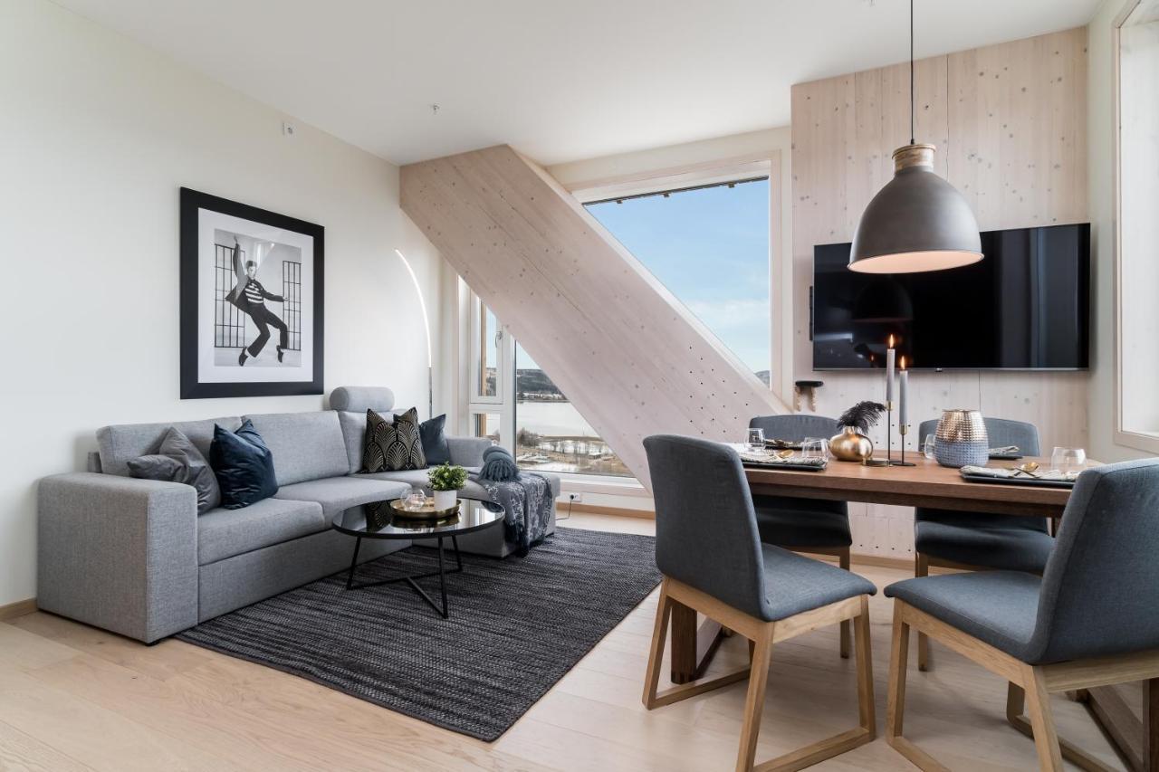 Mjos Tower Apartment - Lovely City View Ringsaker Exterior photo